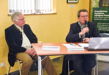 Le 13 mai, à Senonches. Audoin de Gouvion Saint-Cyr préside le syndicat des forestiers Fransylva.