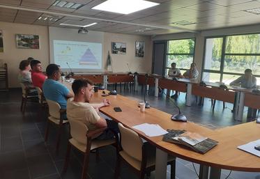 Jeudi 8 juin, à Bellegarde. La FNSEA 45 a proposé aux agriculteurs de découvrir des dynamiques collectives, génératrices de valeur ajoutée.