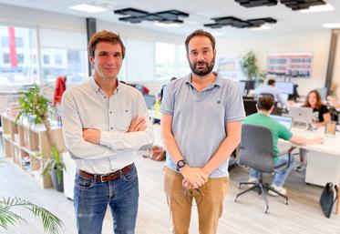 Lundi 3 juillet, à Chartres. Les dirigeants de Cereapro.com, Pierre-Antoine Foreau et Vincent Guilhem, font le point sur leur campagne 2022-2023.