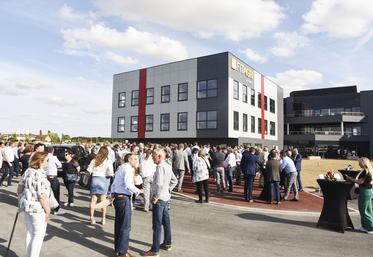 Le 12 juillet, à Chartres. Les nouveaux locaux de Fiteco regroupent l'ensemble de ses services en Eure-et-Loir.
