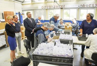 Le 1er juin, à Châteaudun. L'Esat de la Brouaze vise à offrir un travail à des travailleurs handicapés, une vie normale en somme.