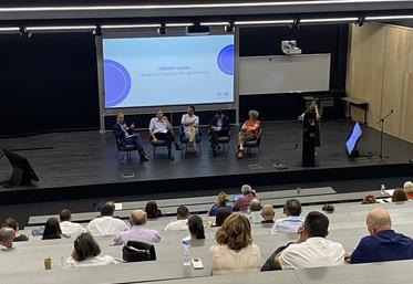 Le 11 juillet à Palaiseau (Essonne), lors de l'assemblée générale de l'Aria Île-de-France.