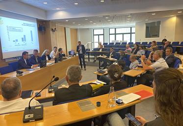 Le 8 juin à Paris lors de la conférence qui s'est tenue à l'issue de l'assemblée générale de la FNSEA Grand bassin parisien.