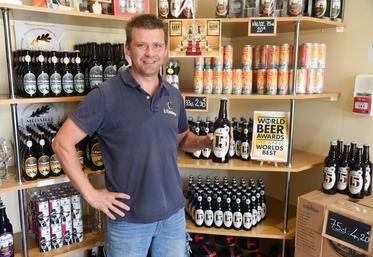 Le 29 août, à Sours. Le brasseur de l'Eurélienne, Vincent Crosnier, est fier d'avoir une de ses bières, la 15, reconnue au niveau international.