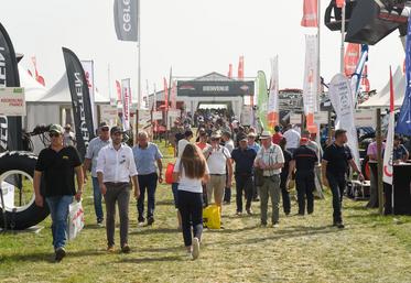 Mardi 5 septembre, à Outarville (Loiret). Le principe de l'allée unique, initié en 2021, a été conservé cette année pour que les visiteurs ne manquent rien…