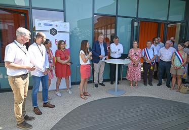 Le Controis-en-Sologne, vendredi 8 septembre. L'inauguration de l'extension du Village by CA Food Val de Loire a eu lieu devant une centaine de personnes.