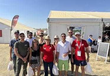 Loirétains, Euréliens et Berrichons composaient la délégation de Jeunes agriculteurs Centre-Val de Loire présente à Cambrai. 