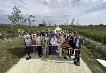 À Wissous (Essonne), dimanche 17 septembre lors de l'inauguration des aménagements réalisés par Île-de-France Nature sur la plaine de Montjean.
