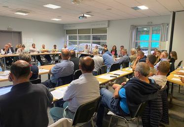 Mardi 12 septembre au Chesnay (Yvelines) lors du dernier conseil d'administration de la FDSEA.