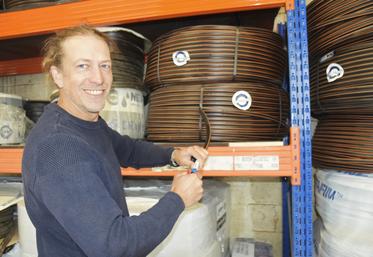 Michaël Lesage a créé ML Irrigation, dans l'Aisne, en 2020. 