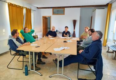 À Bailly (Yvelines), le 16 octobre lors de la réunion des membres de la commission agriculture biologique.