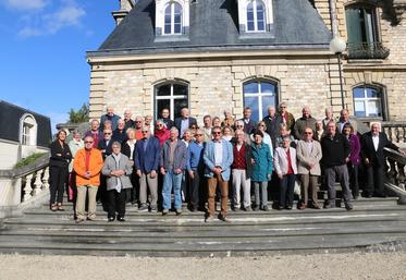 Jeudi 19 octobre au Chesnay (Yvelines) lors de l'assemblée générale de la section des anciens.