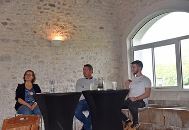 La table ronde a réuni (de g. à d.) Justine Lamerre, Anthony Frison et Lucas Didier.
