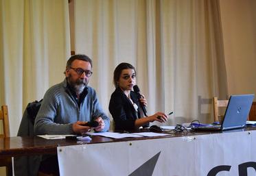 Thierry Simonneau, président du GDS45 et Maud Coignard, directrice.