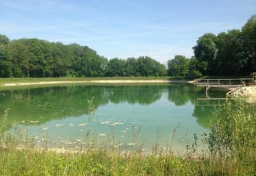 Exemple de retenue existante sur Puiseaux-Vernisson