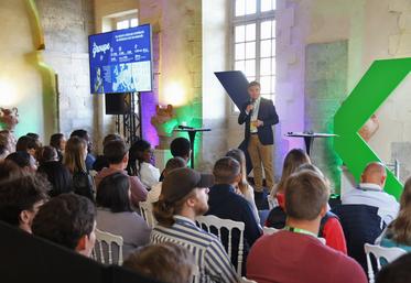 Paul-Yves L’Anthoën, directeur général, lors de la  rentrée Discover.