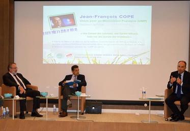Jean-François Copé répond aux questions de Xavier Beulin, Guy Vasseur et François Thabuis.