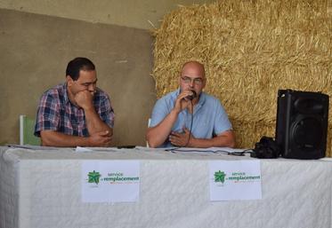 Jean-Marc Lemaire, trésorier et Nicolas Tripot-Fouteau, président du service.