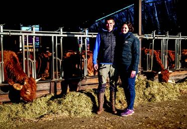 Marine et Edouard Caekaert.