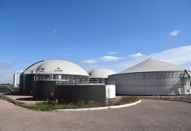 Moret-Loing-Orvanne, mardi 20 septembre. Des cuves chauffées permettent de stocker les graisses issues des biodéchets alimentaires. 