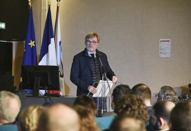 Lundi 4 décembre, à Orléans. Marc Fesneau a pris la parole lors du lancement de la COP régionale impulsée par le gouvernement.