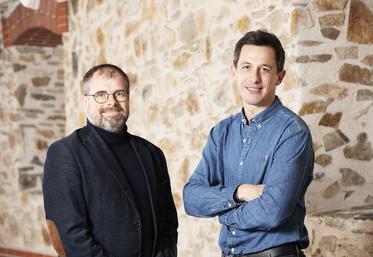 Camille Masson (à dr.) et Joël Forgeau (à g.) sont, respectivement, les nouveaux président et président délégué de l'Interprofession des vins du Val de Loire, InterLoire. 