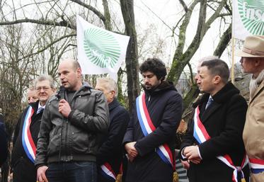 Vincent Verschuere à la manifestation du 21 décembre dernier, à Beauvais (Oise).