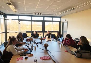 Les collaborateurs de JA CVL se sont réunis vendredi 12 janvier à Saint-Doulchard (Cher).