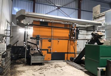 La chaudière Schmid de 500 kW a été mise en route en septembre 2022, en même temps que la fromagerie.