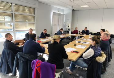 Lundi 12 février, au Chesnay (Yvelines). La FDSEA Île-de-France a réuni son bureau pour faire le point sur les avancées obtenues et les réponses encore attendues.