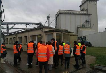 Mercredi 7 février, à Pithiviers. La délégation lettone a visité AgroPithiviers.