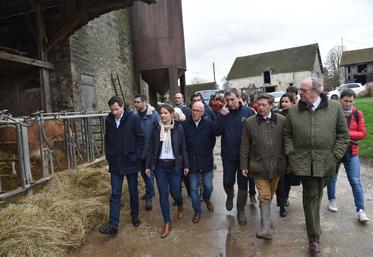 Échouboulains, lundi 19 février. Visite guidée de l'élevage de la Ferme de la Recette.