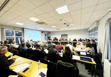 Un conseil d'administration de la FDSEA Île-de-France s'est tenu mardi 5 mars au Chesnay (Yvelines). 