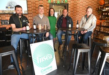 À Chaingy (Loiret), jeudi 14 mars. La FNSEA 45 a organisé une rencontre pour mettre à l'honneur la filière orge brassicole.