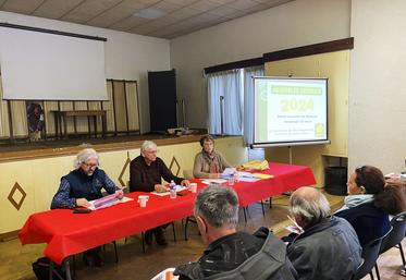 Vendredi 15 mars, à Saint-Léonard-en-Beauce. L'assemblée générale du GDF 41 était présidée par Marie-Thérèse Fleury. 