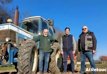 Jacques Fauvarque, Ludovic et Frédéric Naudier s'opposent au projet de construction d'une prison à Noiseau (Val-de-Marne).
