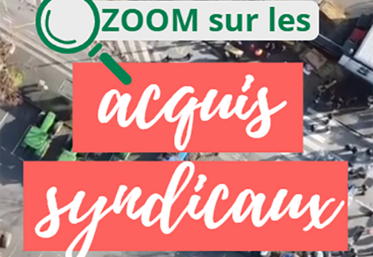 Retrouvez la première vidéo de la série sur les acquis syndicaux via urlz.fr/qk1U. Et partagez !