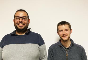 Donatien Moyson (à g.) et Guillaume Houdy, les deux nouveaux co-présidents de JA Île-de-France ouest.