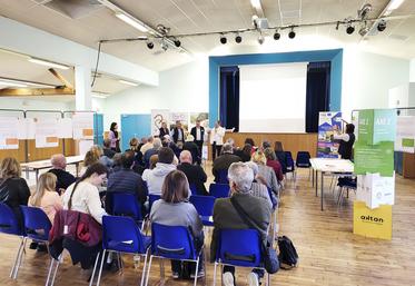 Le 13 avril, au Gault-Saint-Denis. Les habitants de la Beauce et du Dunois ont pris connaissance des avancées du Plan alimentaire territorial.