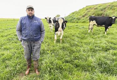 Jeudi 2 mai, à La Gaudaine. Selon l'éleveur Yohann Serreau, les conditions météo ont rarement été aussi compliquées. 
