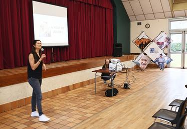 Jeudi 4 avril, à Oucques-la-Nouvelle. La MSA a organisé une conférence sur le thème Bien dans son assiette, actif au quotidien.