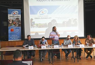 Mardi 18 juin, à Droué. Conseil élevage lait 41 a tenu son assemblée générale, présidée par Hubert Marseault.