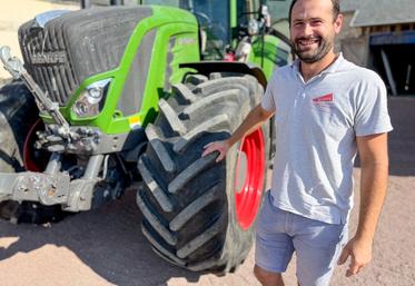 Guillaume Leroy est en charge de la préparation de la Fête de l'agriculture de Jeunes agriculteurs.