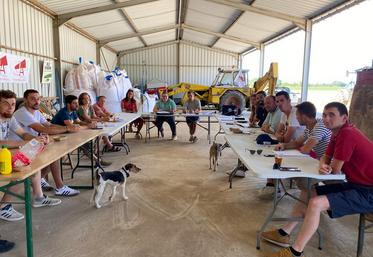 Situation agricole, projets syndicaux, événements… la rentrée est chargée pour le conseil mixte de JA Loiret.