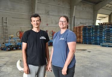 Clément et Pauline Maitre ont repris l'exploitation familiale en 2010.