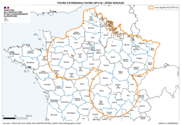 Zone régulée concernant la FCO-3.