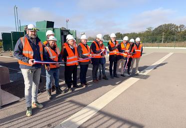 Jeudi 24 octobre, à Bonneval. Opérationnel depuis août 2023, le rebours de GRTgaz a été officiellement inauguré.