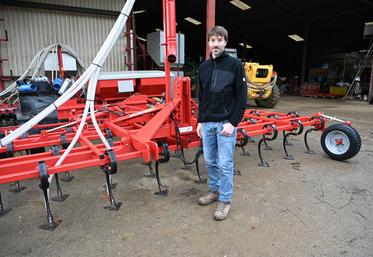 À la tête d'Agri-structures, Dorian Blot est agriculteur dans le sud de l'Essonne. En plus de son exploitation, il conçoit et fabrique du matériel agricole. 