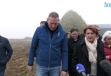 La ministre de l’Agriculture, Annie Genevard, en Essonne jeudi 31 octobre 2024.