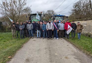 Sud-seine-et-Marne, mardi 10 décembre. 25 exploitants agricoles du sud de la Seine-et-Marne ont participé à l'opération Stop contrôle.